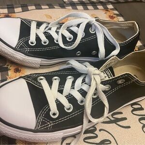 Converse Black and White Canvas Sneakers Timeless Design